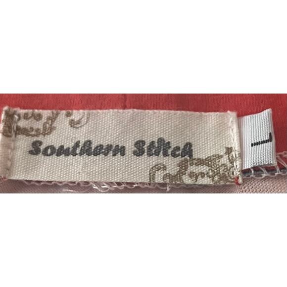 SOUTHERN STITCH T-SHIRT SHORT SLV CREW NECK, WOMEN, L, MULTICOLOR ANIMAL/STRIPES - Picture 10 of 12